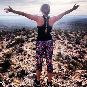 Kaleidoscope crop legging